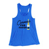 Cerveza, Por Favor Women's Flowey Tank Top True Royal | Funny Shirt from Famous In Real Life