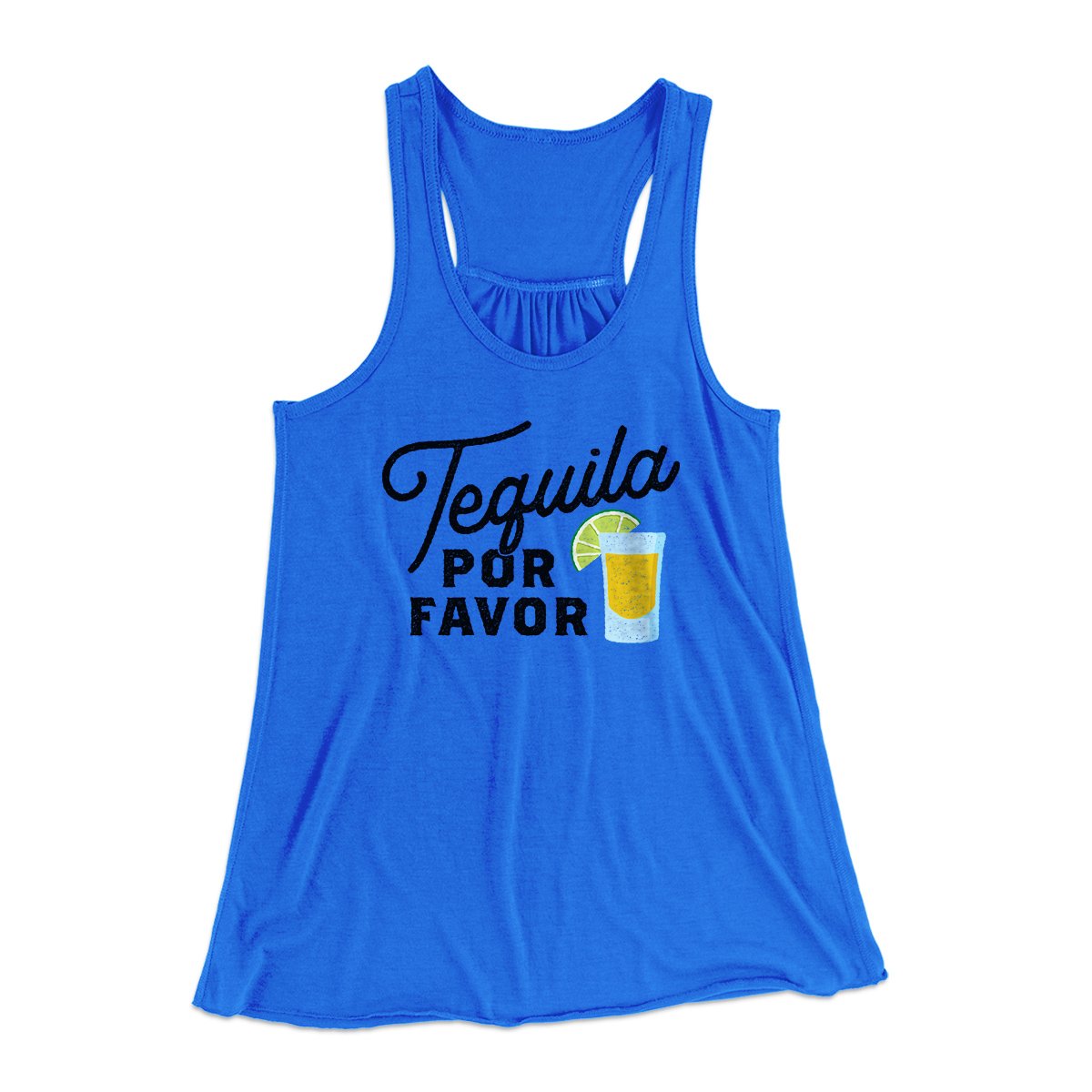 Tequila, Por Favor Women's Flowey Tank Top | Funny Shirt from Famous In Real Life
