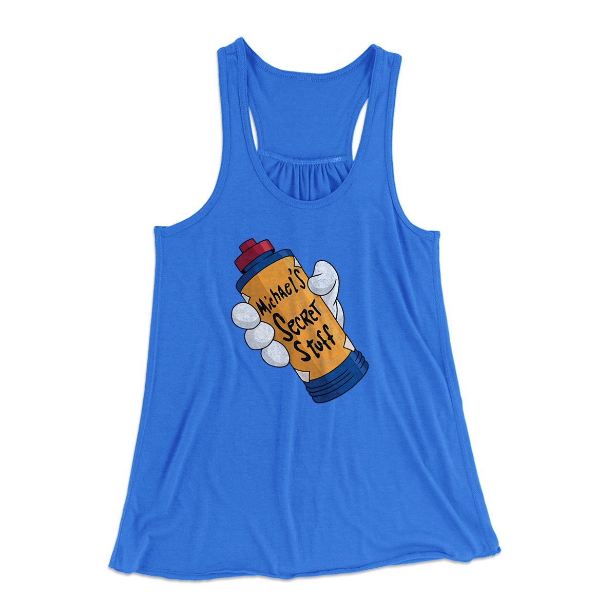 Michael's Secret Stuff Women's Flowey Tank Top | Funny Shirt from Famous In Real Life