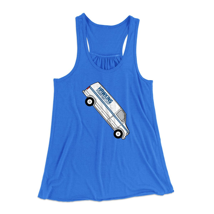 Hawkins Power and Light Van Women's Flowey Tank Top | Funny Shirt from Famous In Real Life