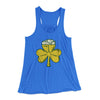 Beer Shamrock Women's Flowey Tank Top True Royal | Funny Shirt from Famous In Real Life