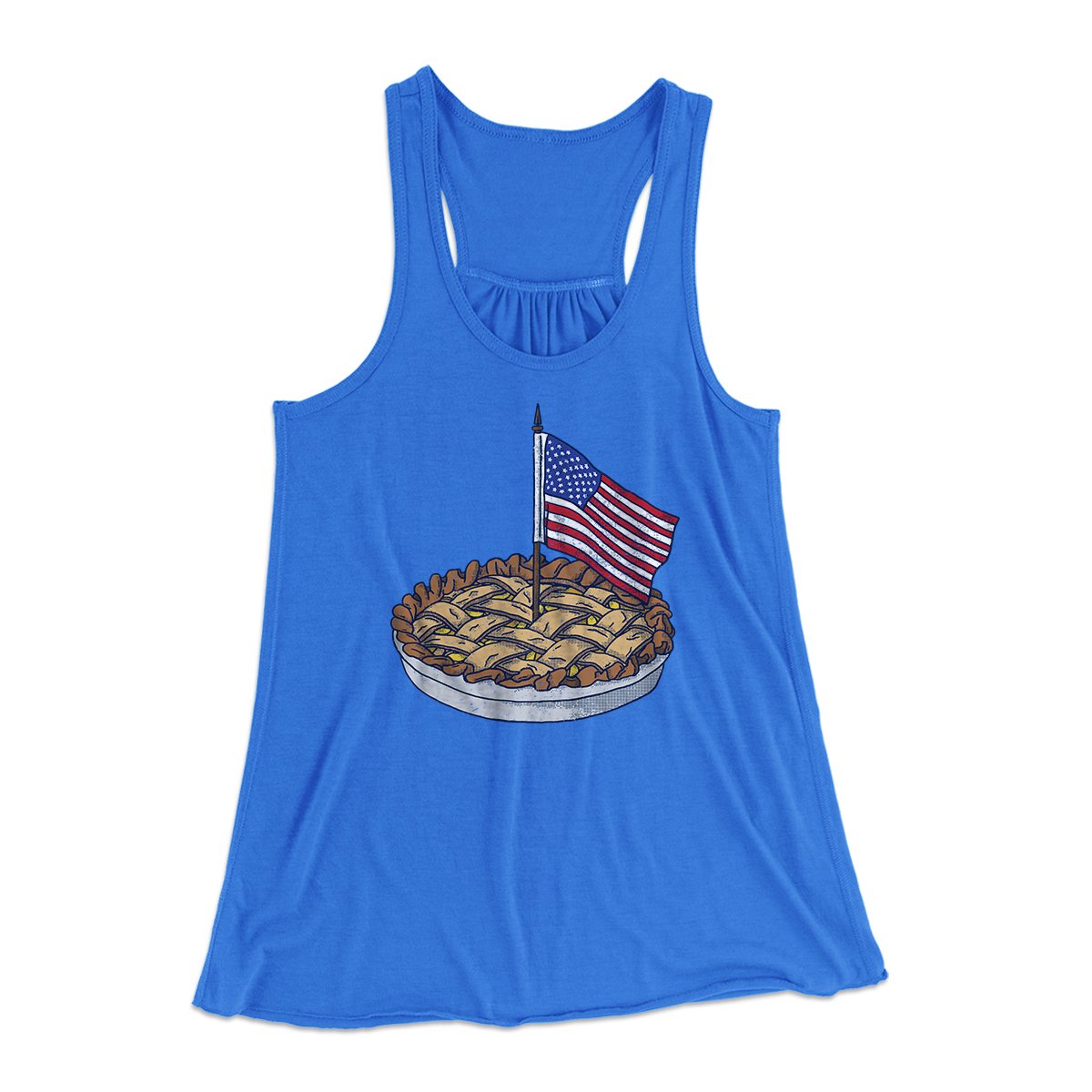 American Apple Pie Women's Flowey Tank Top | Funny Shirt from Famous In Real Life