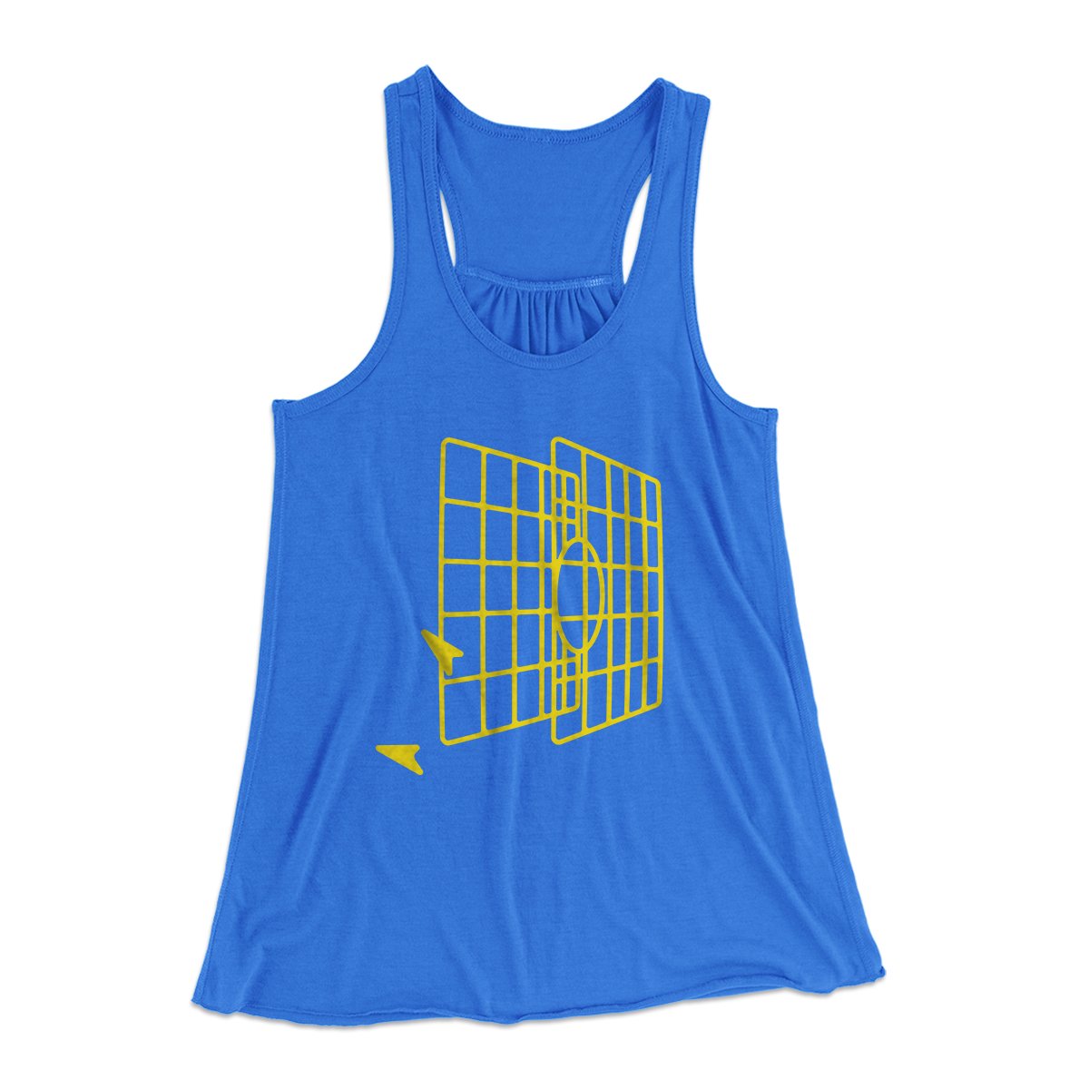 Millennium Falcon Target Women's Flowey Tank Top | Funny Shirt from Famous In Real Life