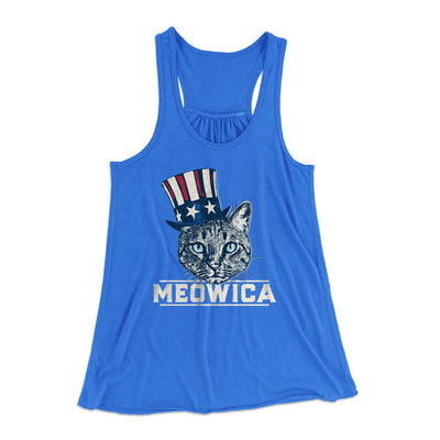 Meowica Women's Flowey Tank Top True Royal | Funny Shirt from Famous In Real Life