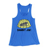 Damnit Jim! Women's Flowey Tank Top True Royal | Funny Shirt from Famous In Real Life