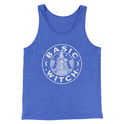 Basic Witch Men/Unisex Tank Top True Royal | Funny Shirt from Famous In Real Life