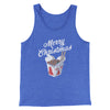 Merry Christmas Takeout Funny Hanukkah Men/Unisex Tank Top True Royal | Funny Shirt from Famous In Real Life