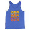 Three Orange Whips Funny Movie Men/Unisex Tank Top True Royal | Funny Shirt from Famous In Real Life