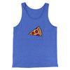 Pizza Slice Couple's Shirt Men/Unisex Tank Top True Royal | Funny Shirt from Famous In Real Life