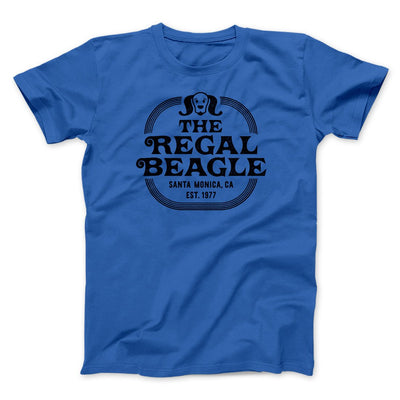The Regal Beagle Men/Unisex T-Shirt Heather True Royal | Funny Shirt from Famous In Real Life