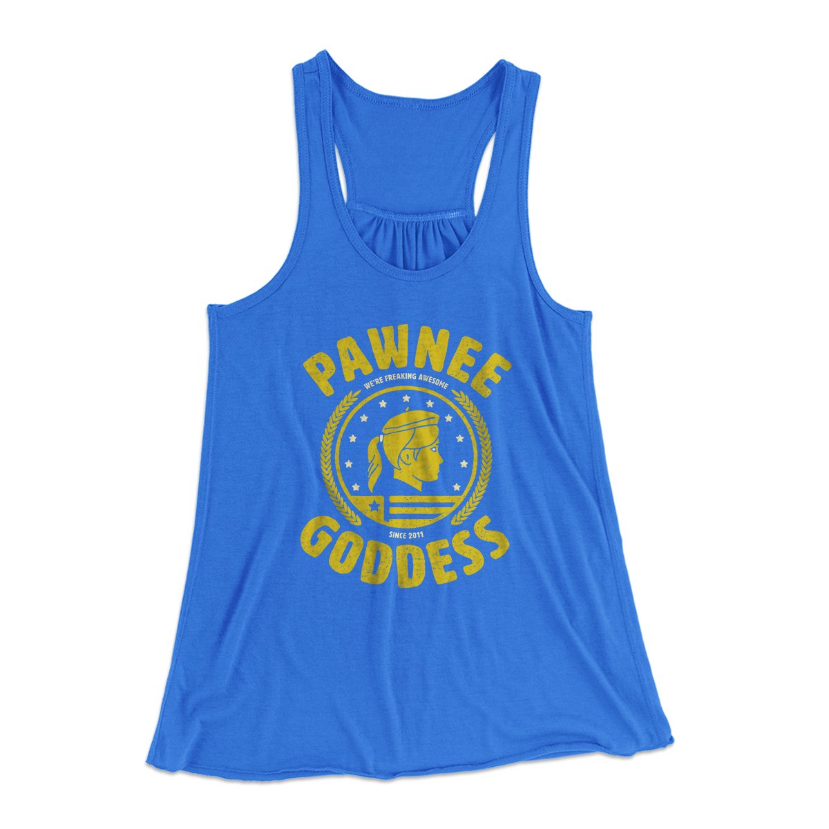 Pawnee Goddess Women's Flowey Tank Top | Funny Shirt from Famous In Real Life