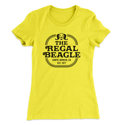 The Regal Beagle Women's T-Shirt Banana Cream | Funny Shirt from Famous In Real Life