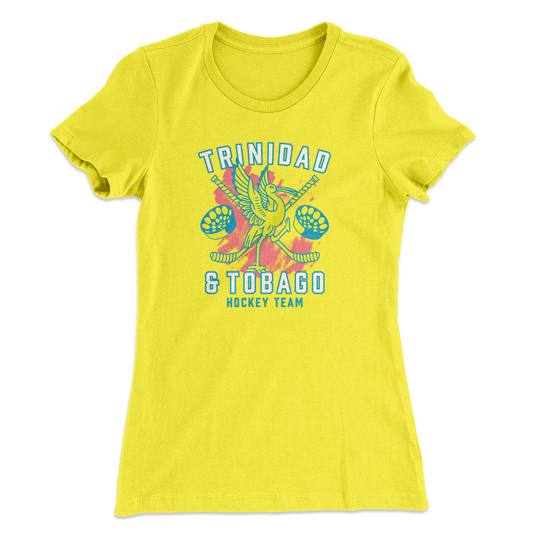 Trinidad & Tobago Hockey Women's T-Shirt Banana Cream | Funny Shirt from Famous In Real Life