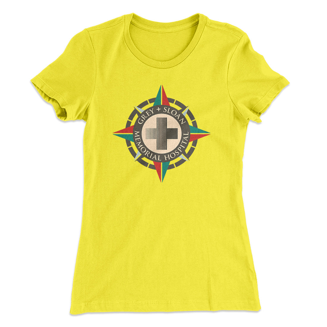 Grey-Sloan Hospital Women's T-Shirt Banana Cream | Funny Shirt from Famous In Real Life