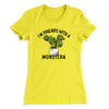 I’m Friends With A Monstera Women's T-Shirt Banana Cream | Funny Shirt from Famous In Real Life