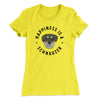Happiness Is A Schnauzer Women's T-Shirt Banana Cream | Funny Shirt from Famous In Real Life