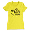 Rays Music Exchange Women's T-Shirt Banana Cream | Funny Shirt from Famous In Real Life