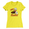 Boom Roasted Funny Thanksgiving Women's T-Shirt Banana Cream | Funny Shirt from Famous In Real Life
