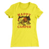 Happy Camper Women's T-Shirt Banana Cream | Funny Shirt from Famous In Real Life