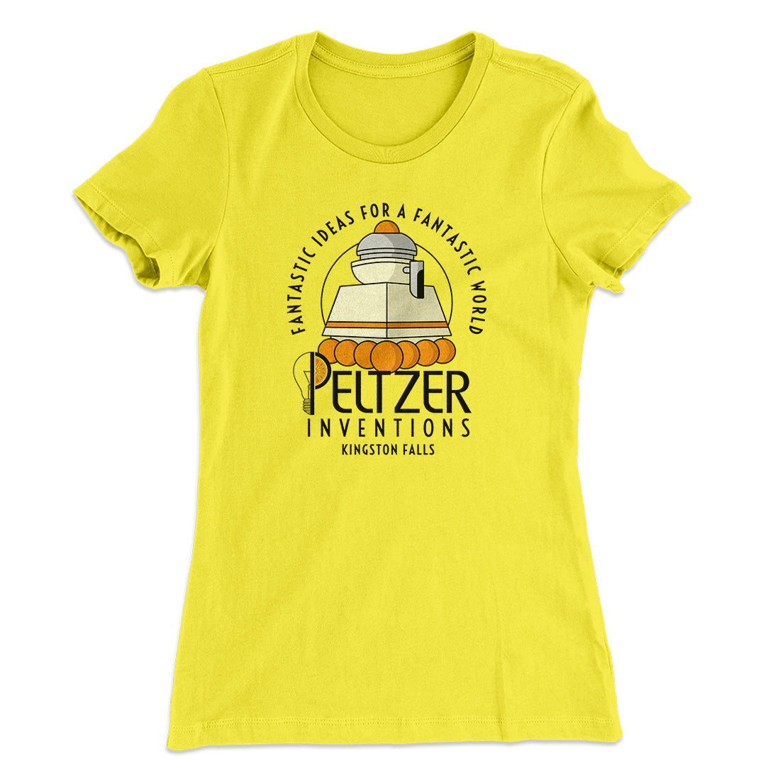 Peltzer Inventions Women's T-Shirt | Funny Shirt from Famous In Real Life