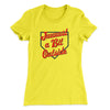 Just A Bit Outside Women's T-Shirt Banana Cream | Funny Shirt from Famous In Real Life