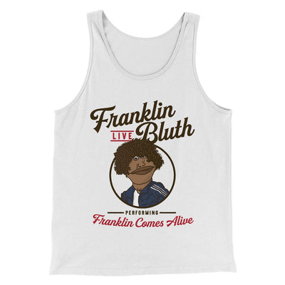 Franklin Bluth Men/Unisex Tank Top White | Funny Shirt from Famous In Real Life