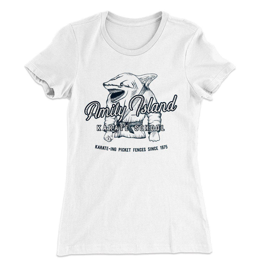 Amity Island Karate School Women's T-Shirt | Funny Shirt from Famous In Real Life