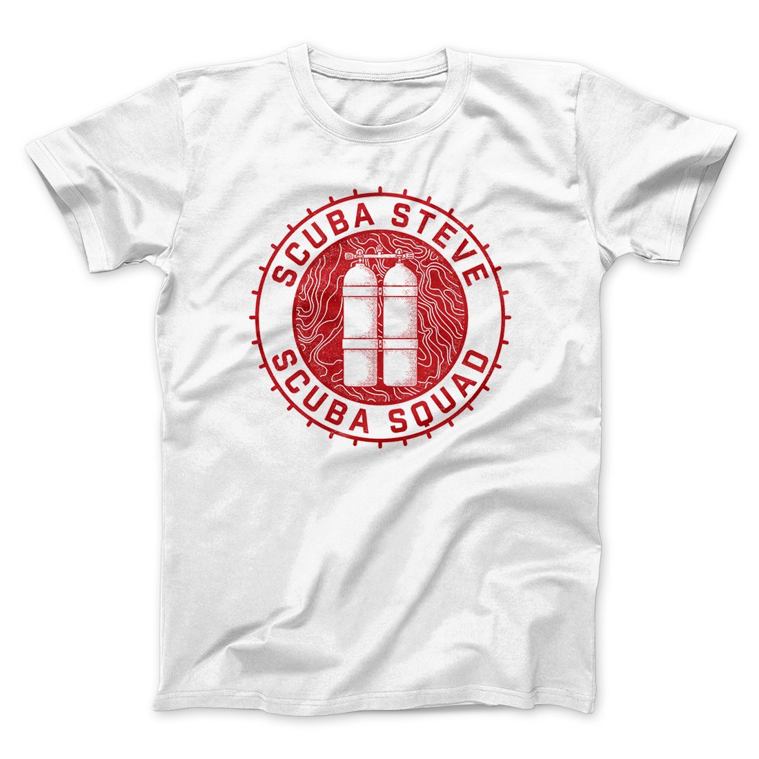 Scuba Steve Scuba Squad Funny Movie Men/Unisex T-Shirt White | Funny Shirt from Famous In Real Life