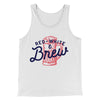 Red White and Brew Men/Unisex Tank Top White | Funny Shirt from Famous In Real Life