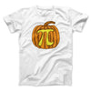 Pumpkin Pi Funny Thanksgiving Men/Unisex T-Shirt White | Funny Shirt from Famous In Real Life
