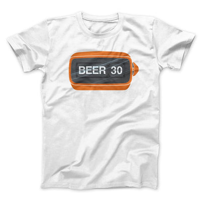 Beer:30 Men/Unisex T-Shirt White | Funny Shirt from Famous In Real Life
