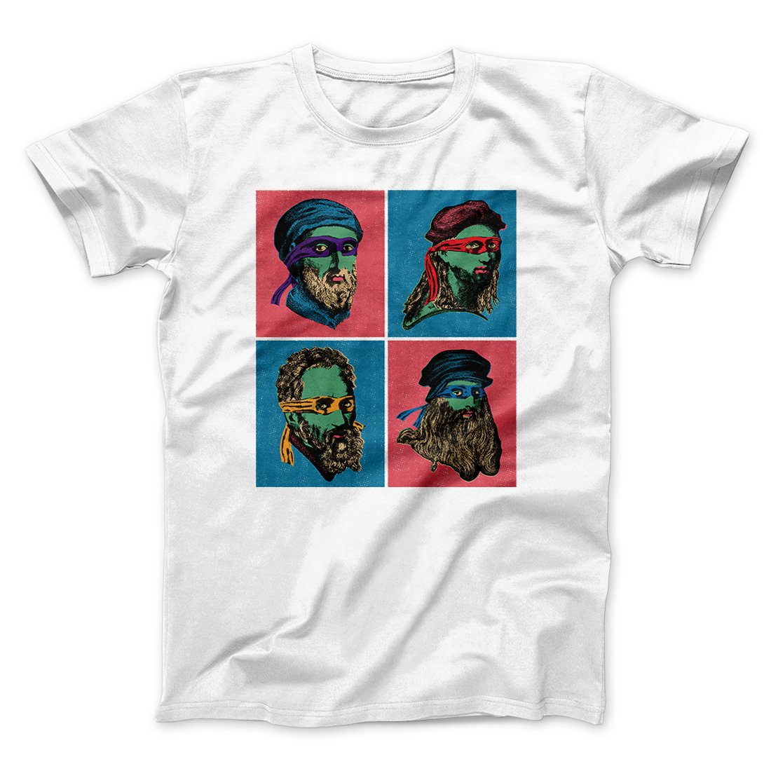 Teenage Mutant Ninja Artists Funny Movie Men/Unisex T-Shirt | Funny Shirt from Famous In Real Life