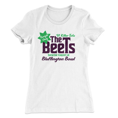 The Beets Women's T-Shirt White | Funny Shirt from Famous In Real Life