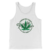 Tegridy Farms Men/Unisex Tank Top White | Funny Shirt from Famous In Real Life