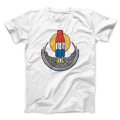 Rocket Pop Launch Men/Unisex T-Shirt White | Funny Shirt from Famous In Real Life