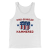 Star Spangled Hammered Men/Unisex Tank Top | Funny Shirt from Famous In Real Life