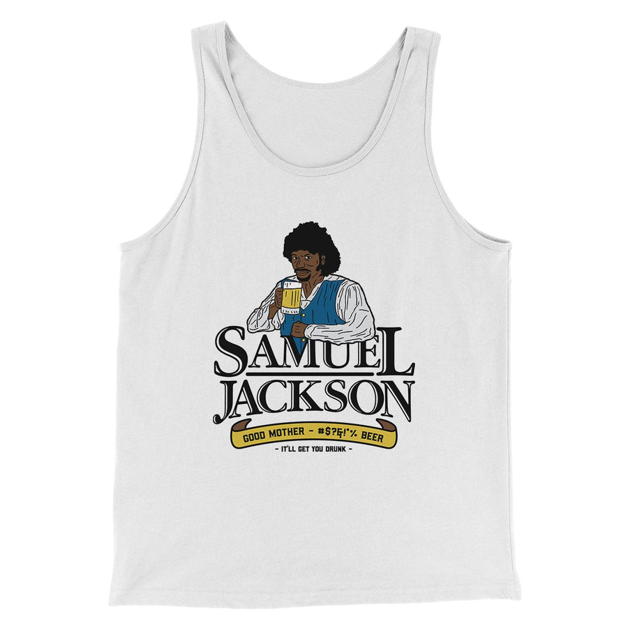 Samuel L. Jackson Beer Men/Unisex Tank Top | Funny Shirt from Famous In Real Life