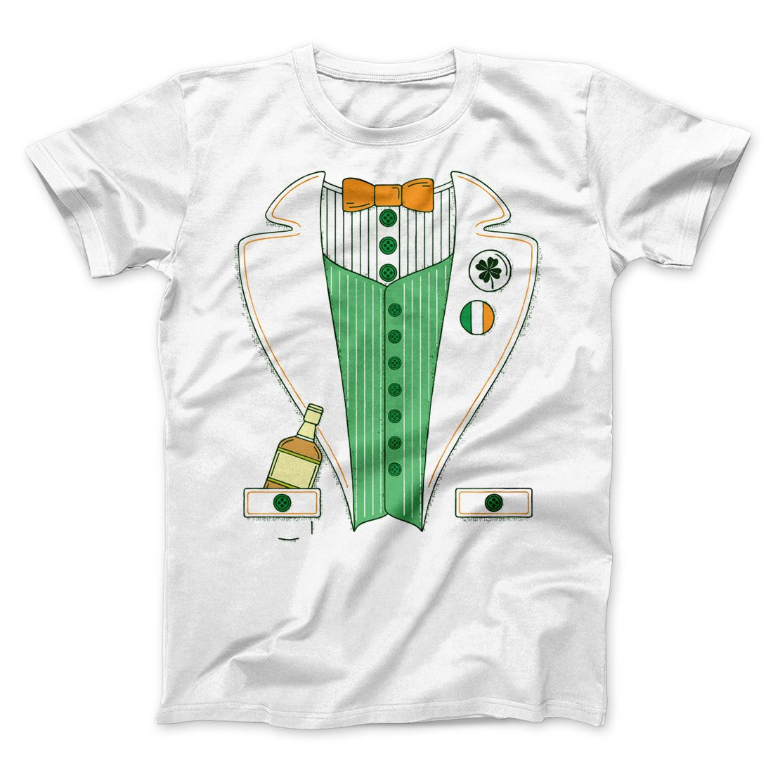 Irish Leprechaun Suit Men/Unisex T-Shirt | Funny Shirt from Famous In Real Life