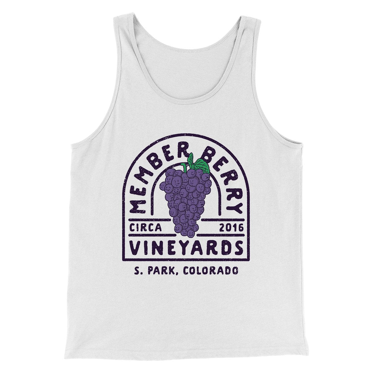 Member Berry Vineyards Men/Unisex Tank Top | Funny Shirt from Famous In Real Life