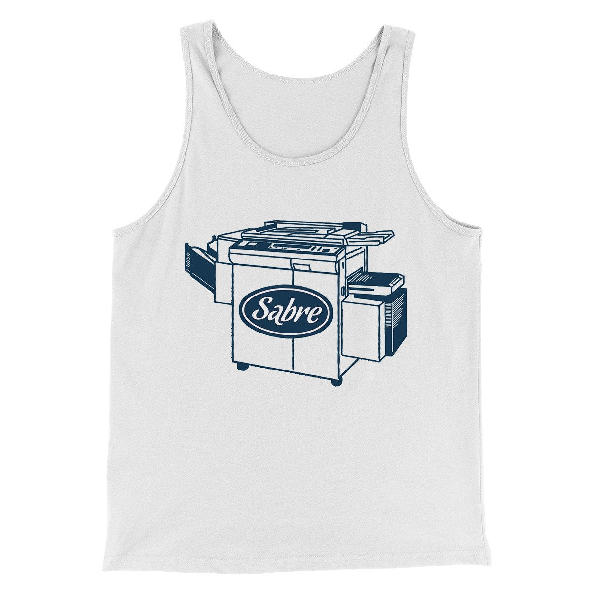 Sabre Printers Men/Unisex Tank Top | Funny Shirt from Famous In Real Life