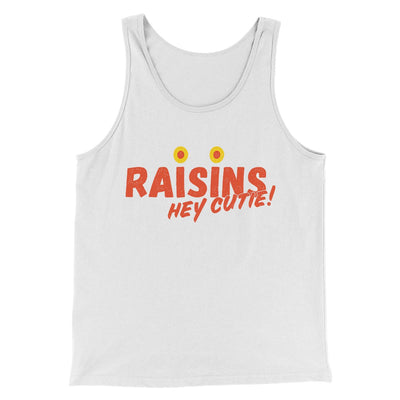 Raisins Men/Unisex Tank Top White | Funny Shirt from Famous In Real Life