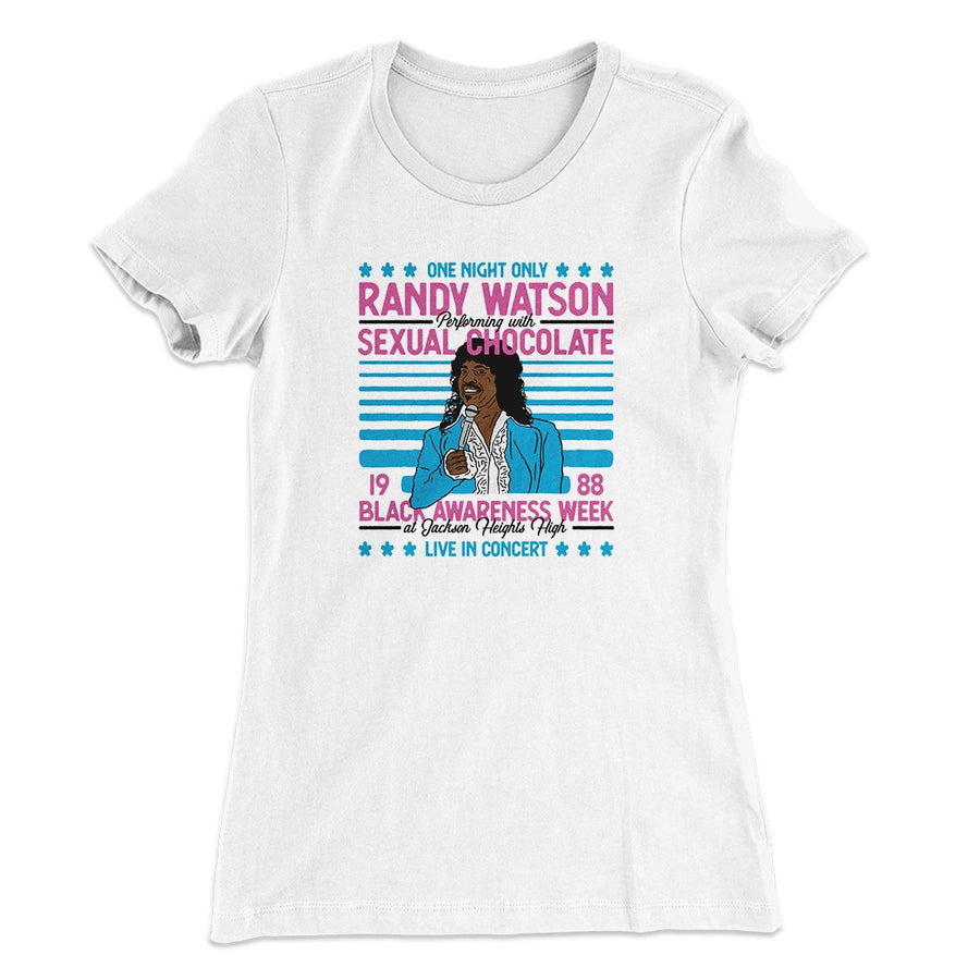 Randy Watson Sexual Chocolate Women's T-Shirt | Funny Shirt from Famous In Real Life