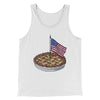 American Apple Pie Men/Unisex Tank Top White | Funny Shirt from Famous In Real Life