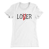 Loser Lover Women's T-Shirt White | Funny Shirt from Famous In Real Life
