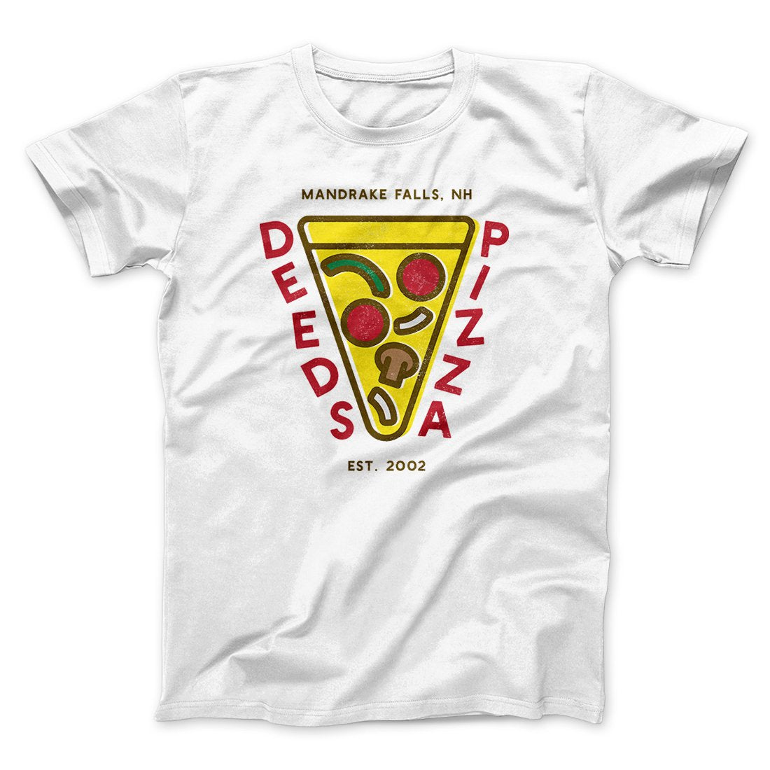 Deeds Pizza Funny Movie Men/Unisex T-Shirt | Funny Shirt from Famous In Real Life