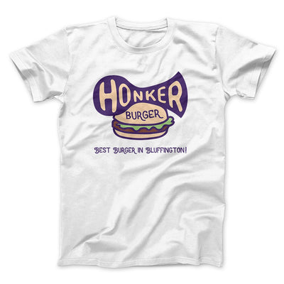 Honker Burger Men/Unisex T-Shirt White | Funny Shirt from Famous In Real Life