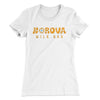 Korova Milk Bar Women's T-Shirt White | Funny Shirt from Famous In Real Life