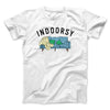 Indoorsy Men/Unisex T-Shirt White | Funny Shirt from Famous In Real Life