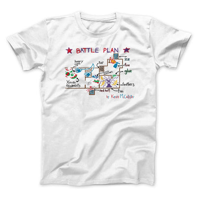 Battle Plan Funny Movie Men/Unisex T-Shirt White | Funny Shirt from Famous In Real Life