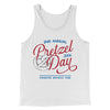 Pretzel Day Men/Unisex Tank Top White | Funny Shirt from Famous In Real Life